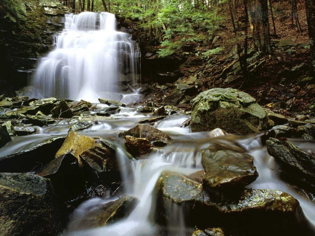 Foto: Dutchmans Falls, Wyoming State Forest, Sullivan County, Pennsylvania