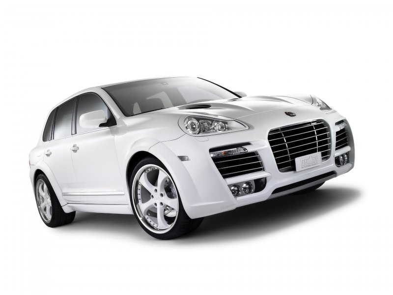 Foto: TechArt Magnum based on Porsche Cayenne Front Angle Tilt (2008)