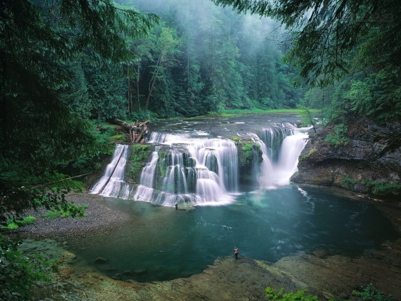 Foto: Lower Lewis River Falls, Gifford Pinchot National Forest, Washington