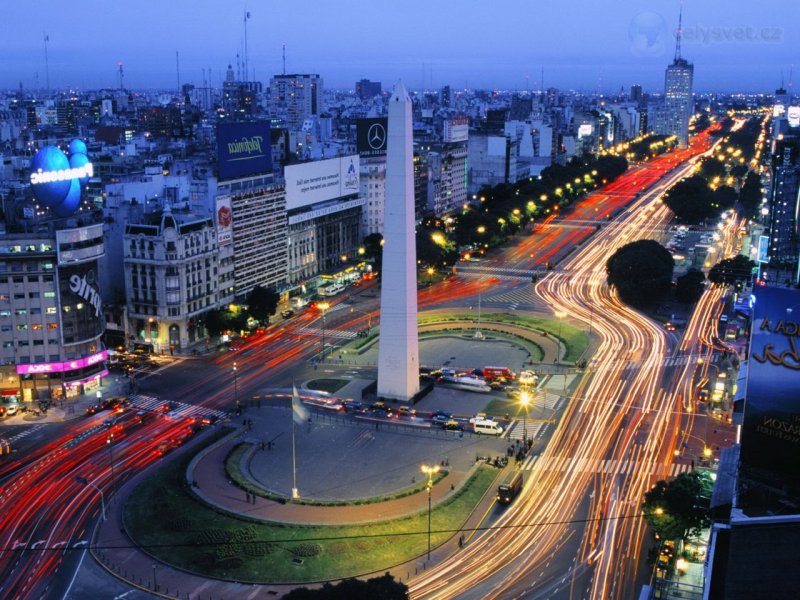 Foto: Avenida 9 De Julio, Buenos Aires, Argentina